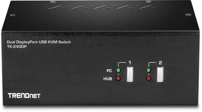 TRENDnet 2-fach Dual-DisplayPort KVM-Switch