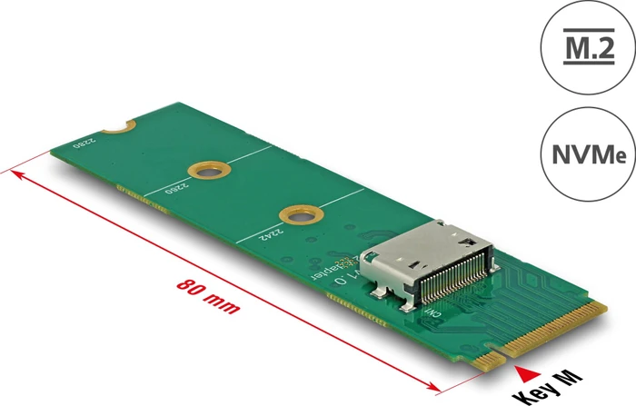 DeLOCK M.2 PCIe -> OCuLink SFF-8612