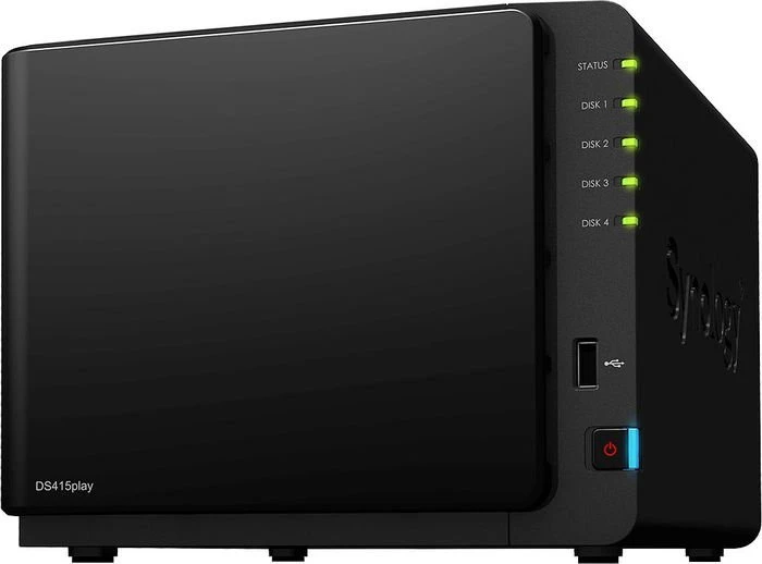 Synology DiskStation DS415play, 1GB RAM, 1x RJ-45 1000Base-T, 2x USB-A 3.0