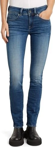 G-Star Midge Straight Jeans medium indigo aged (Damen)