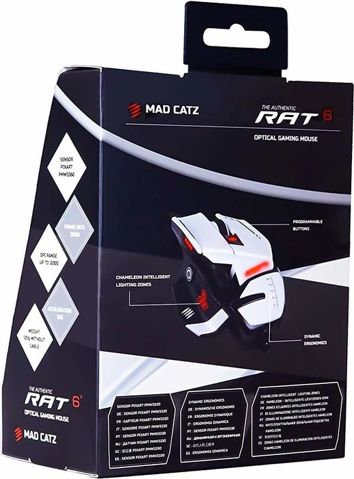 MadCatz R.A.T. 6+, weiß, USB