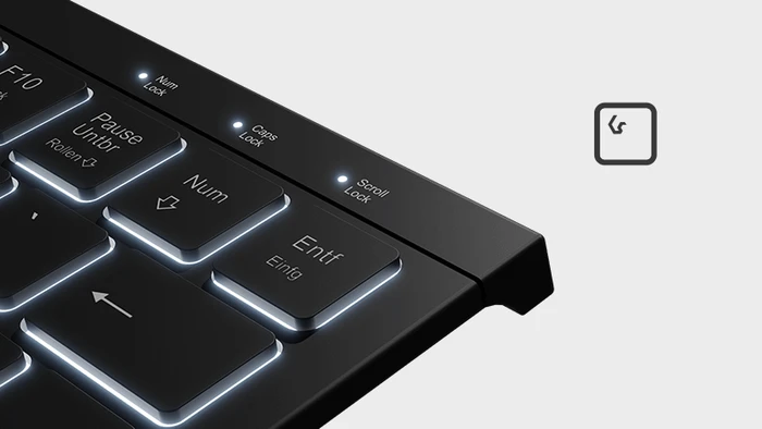 KeySonic KSK-5010ELC, schwarz, USB, DE