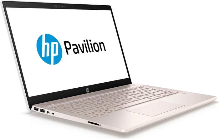 HP Pavilion 14-ce0301ng, Ceramic White/Pale Gold, Core i5-8250U, 8GB RAM, 256GB SSD, DE
