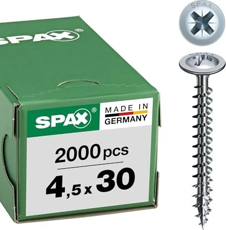 Spax WIROX A9J 4CUT PZ2 Universalschraube, 4.5x30mm, 2000 Stück