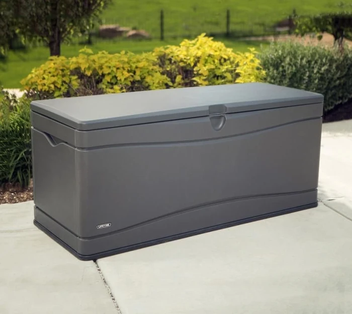 Lifetime Kissenbox XXL Gartenbox 495l carbongrau