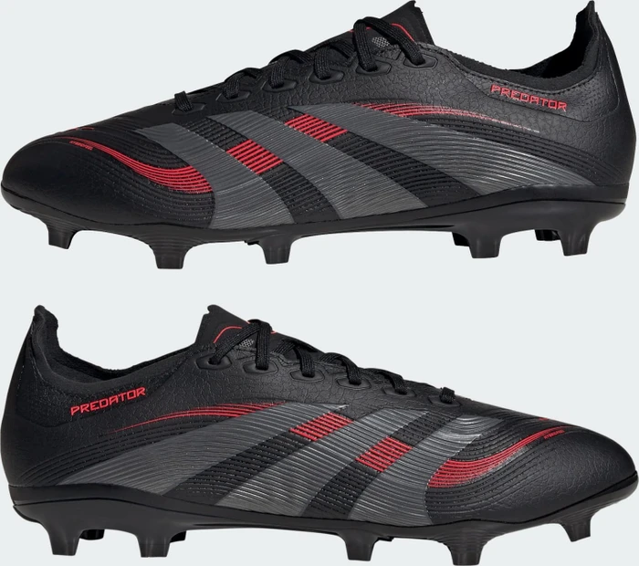 adidas Predator League FG/MG core black/grey four/lucid red (Herren)