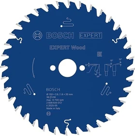 Bosch Professional Expert for Wood Kreissägeblatt 36Z, 150x1.6x20mm, 1 Stück