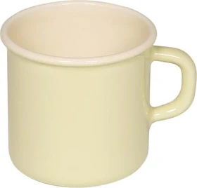 Riess Classic Pastell Topf mit Bördel 8cm 370ml gelb