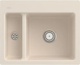 Villeroy & Boch Subway 60 XM flat flächenbündig Becken rechts ivory