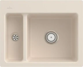 Villeroy & Boch Subway 60 XM flat flächenbündig Becken rechts ivory