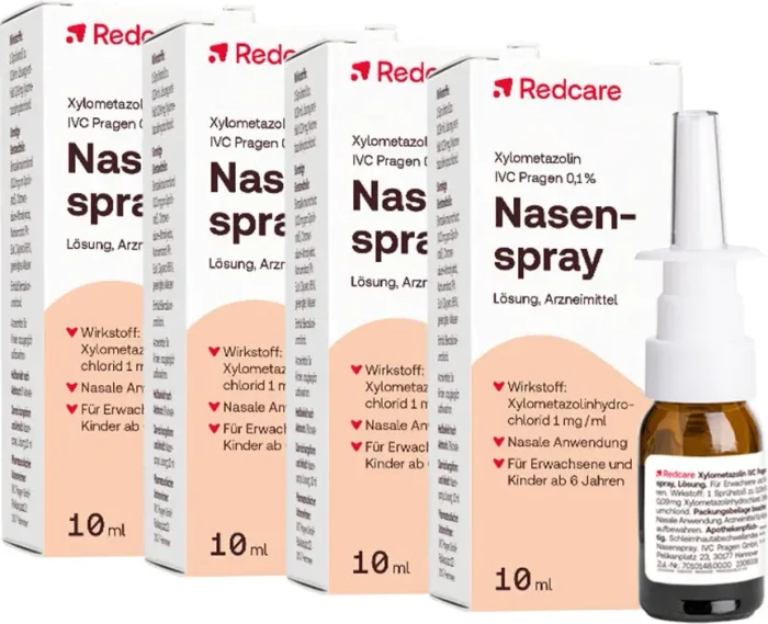 Redcare Xylometazolin IVC Pragen 0.1% Nasenspray, 40ml (4x 10ml)