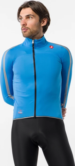 Castelli Ultra Rain Fahrradjacke blue circuit/silver reflex (Herren)