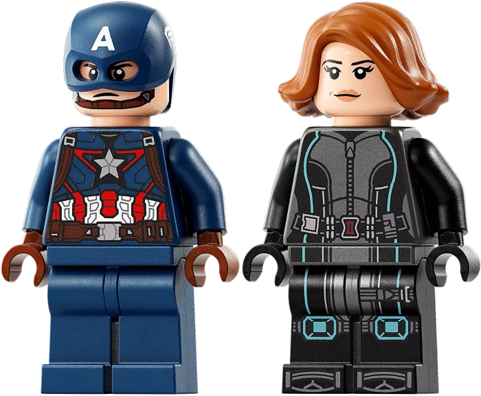 LEGO Marvel Super Heroes Spielset - Black Widows & Captain Americas Motorräder