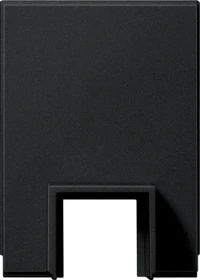 Gira Adapter zur Leitungseinführung für Kanal 15x15mm schwarz matt