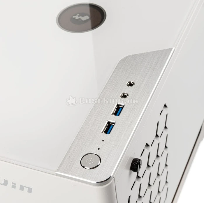 In Win A1 Plus, weiß, Glasfenster, Mini-ITX, 650W
