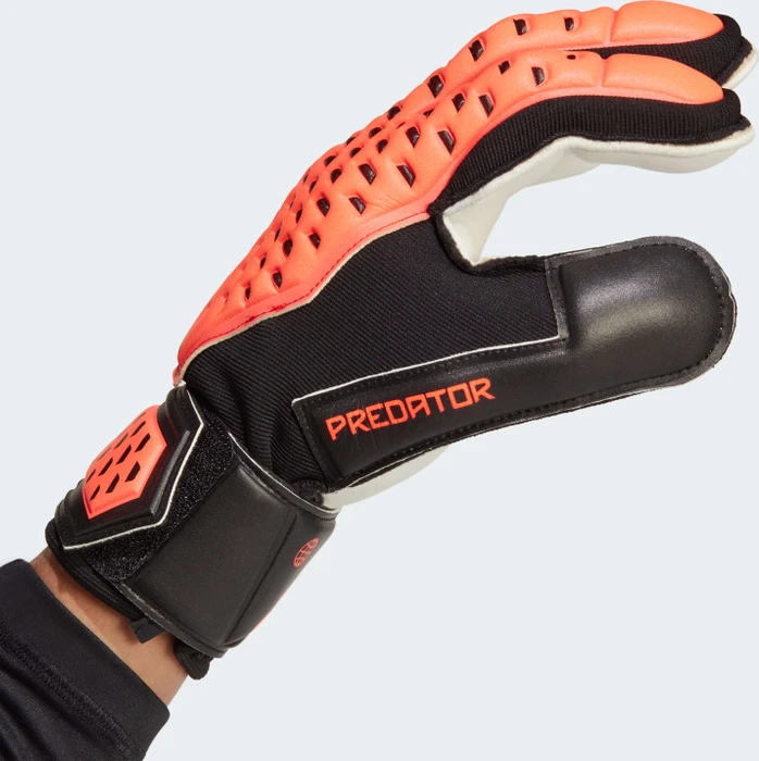 adidas Predator Match Fingersave Torwarthandschuhe solar orange/black