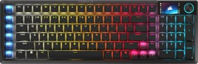 Corsair Vanguard Air 99 Wireless, schwarz, LEDs RGB, Corsair OPX Low-Profile, USB/Bluetooth, US (CH-91HA01B-NA)