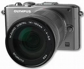 Olympus PEN E-PL3 silber mit Objektiv M.Zuiko digital ED 14-150mm 4.0-5.6