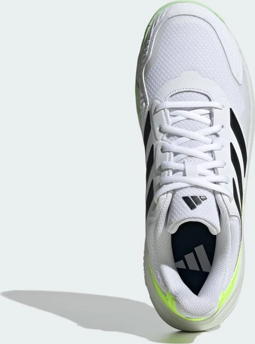 adidas CourtJam Control 3 cloud white/core black/lucid lemon