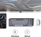 Keychron K6, 65%, LEDs weiß, hot-swap, schwarz/grau, Gateron RED, USB/Bluetooth, US Vorschaubild