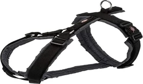 Trixie Premium Trekking Geschirr, M, Schwarz/Grafit