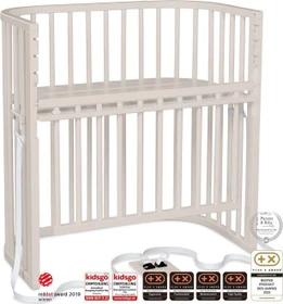 Babybay Boxspring Comfort Plus Beistellbett beige lackiert