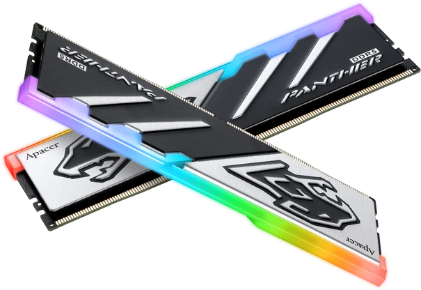 Apacer PANTHER RGB UDIMM 32GB Kit, DDR5-6000, CL40-40-40-96