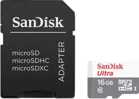 SanDisk Ultra R80 16GB Kit, UHS-I, Class 10