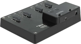 DeLOCK 4x M.2 PCIe Dockingstation mit Klon-Funktion, USB-C 3.1 (64124)