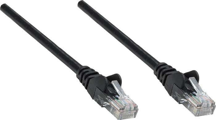 Intellinet Patchkabel, Cat6, S/FTP, RJ-45/RJ-45, 0.25m, schwarz