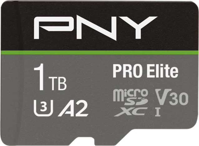 PNY Pro Elite, microSD UHS-I U3, A1 / A2, V30