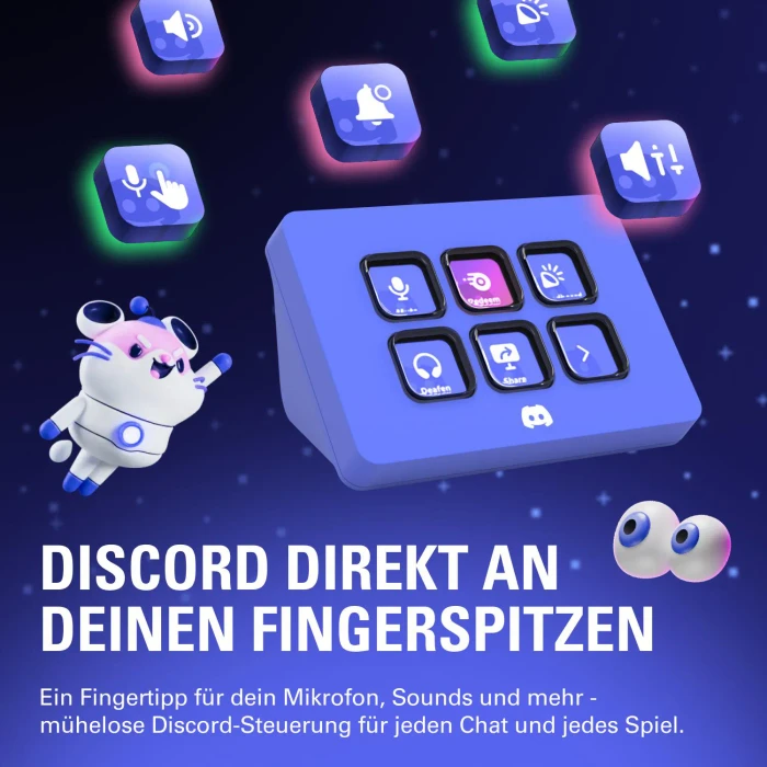 Elgato Stream Deck Mini Discord Edition, violett, USB-A