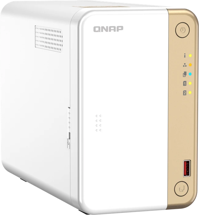 QNAP Turbo Station TS-262-4G, 4GB RAM, 1x RJ-45 2.5GBase-T, 2x USB-A 3.1