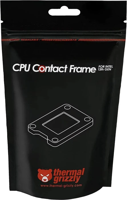Thermal Grizzly CPU Contact Frame, Gen. 13/14 Intel CPU, Contact Frame by der8auer, CPU-Kontaktrahmen