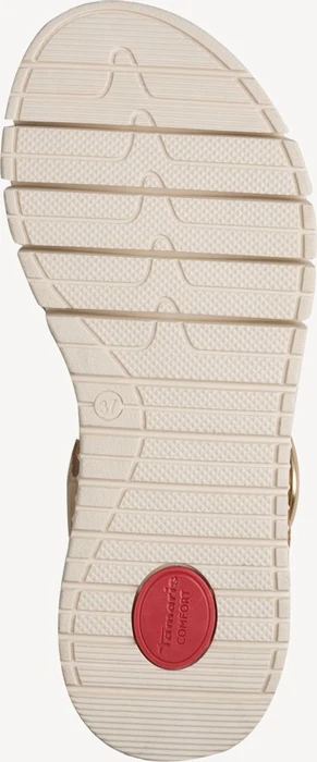 Tamaris Comfort Wide Fit camel suede (Damen)