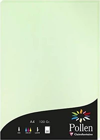 Clairefontaine Pollen Universalpapier grün, A4, 120g/m², 50 Blatt