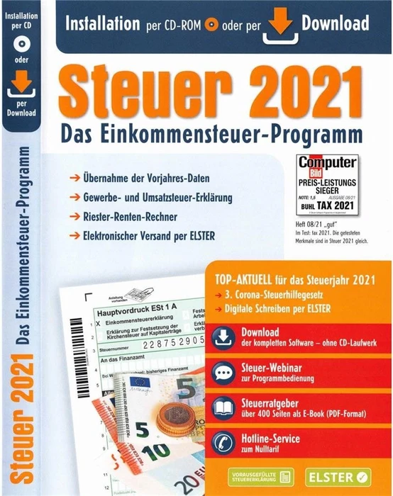 Aldi Einkommensteuer 2021 (deutsch) (PC)