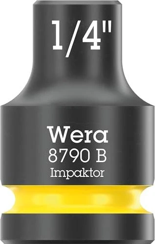 Wera 8790 B Impaktor Außensechskant Steckschlüssel 3/8" zöllig, 1/4"x30mm