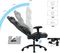 Songmics Gamingstuhl, grau/schwarz Vorschaubild