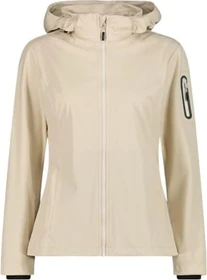 CMP Zip Hood Softshell Funktionsjacke cream (Damen)
