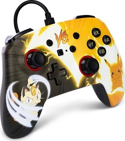 PowerA Enhanced Wired Controller Pokémon: Pikachu vs. Meowth (Switch)