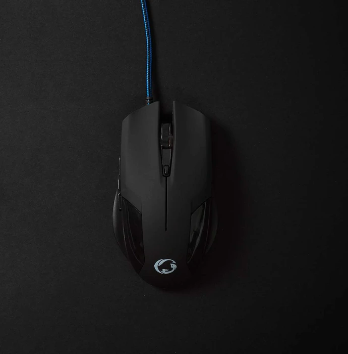 Nedis Gaming Mouse und Mousepad Set, schwarz, USB