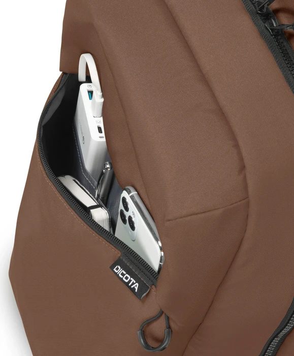 Dicota Commuter 13-16" Rucksack, braun