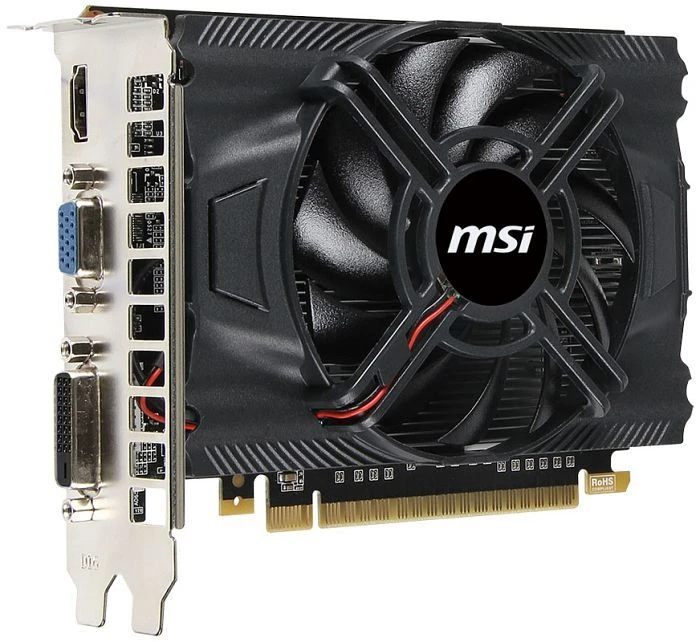 MSI GeForce GTX 650, N650-2GD5/OC, 2GB GDDR5, VGA, DVI, HDMI