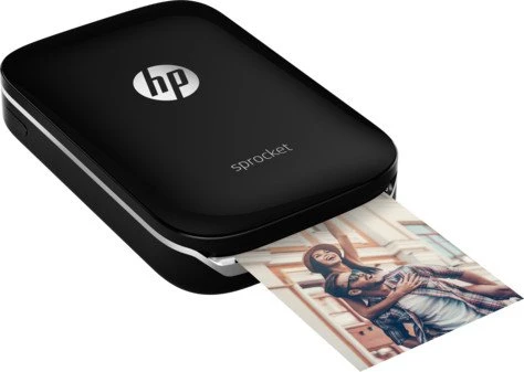 HP Sprocket Photo Printer, schwarz