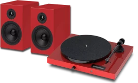 Pro-Ject Juke Box E1 HiFi Set rot