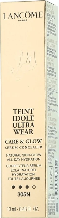 Lancôme Teint Idole Ultra Wear Care & Glow Serum Concealer 305N, 13ml