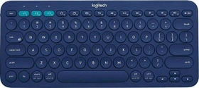 Logitech K380 Multi-Device Keyboard blau, Bluetooth, IT (920-007575)