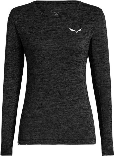 Salewa Puez Melange Dry'ton Funktionsshirt langarm black out melange (Damen)