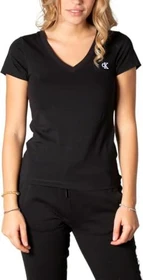 Calvin Klein V-Neck Slim Fit T-Shirt kurzarm ck black (Damen)